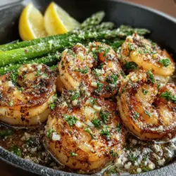 In today’s fast-paced world, finding time to prepare a wholesome meal can often feel like a daunting task. Enter the Zesty One-Pan Lemon Garlic Shrimp and Asparagus, a dish that not only brings vibrant flavors to your dinner table but also caters to your busy lifestyle. This recipe combines succulent shrimp and tender asparagus in a single pan, making clean-up a breeze while delivering a delightful culinary experience. The freshness of the shrimp paired with the crispness of asparagus creates a dish that is not only visually appealing but also packed with nutrients.
