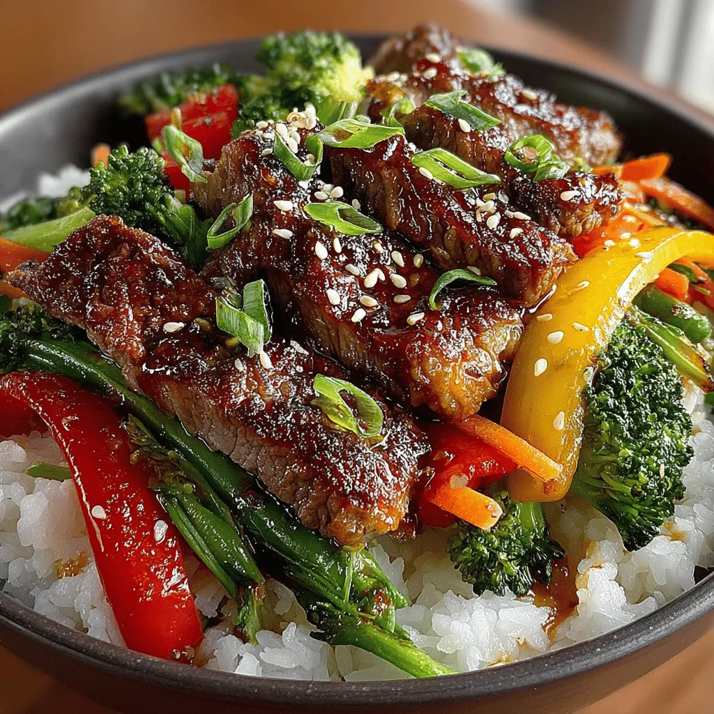 Stir-fry dishes are a delightful way to combine protein and a variety of colorful vegetables, creating a meal that is not only vibrant but packed with flavor and nutrients. This Savory Beef & Colorful Veggie Stir-Fry Bowl is a perfect example of how quick and easy it can be to whip up a wholesome dinner. With tender beef sirloin, fresh vegetables, and a savory sauce, this recipe is sure to please the whole family while being customizable to suit your preferences. Let’s dive into the details of creating this delicious dish, exploring each step and ingredient that brings it to life.