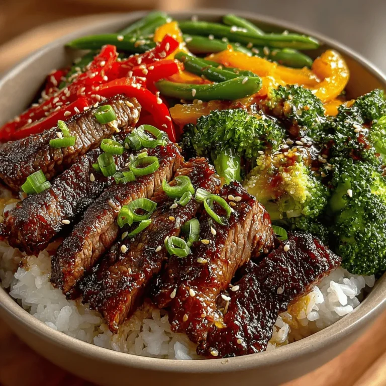 Stir-fry dishes are a delightful way to combine protein and a variety of colorful vegetables, creating a meal that is not only vibrant but packed with flavor and nutrients. This Savory Beef & Colorful Veggie Stir-Fry Bowl is a perfect example of how quick and easy it can be to whip up a wholesome dinner. With tender beef sirloin, fresh vegetables, and a savory sauce, this recipe is sure to please the whole family while being customizable to suit your preferences. Let’s dive into the details of creating this delicious dish, exploring each step and ingredient that brings it to life.