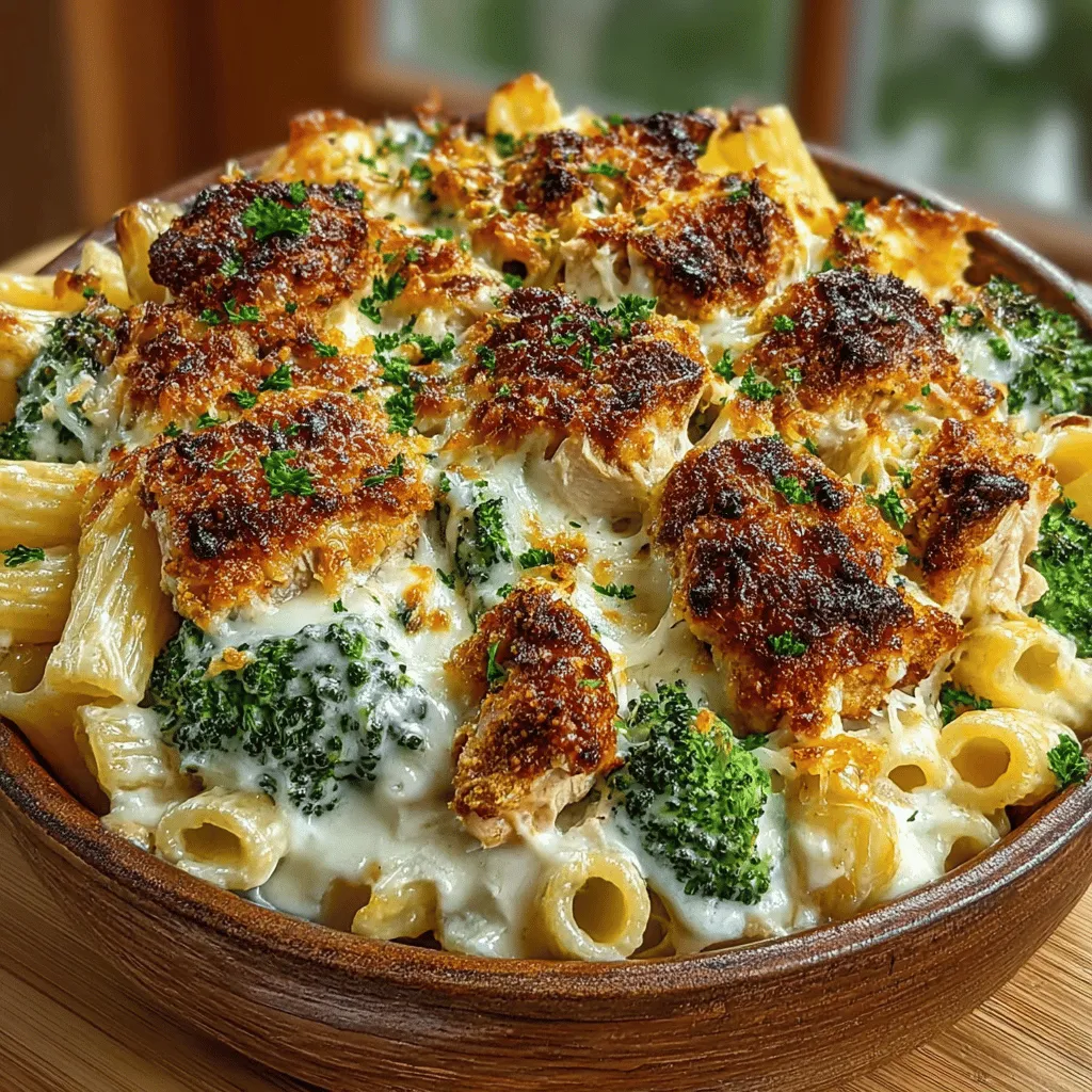 In the realm of comfort food, there's something undeniably captivating about a rich, creamy pasta bake. Among the myriad of options available, the Cheesy Chicken Alfredo Pasta Bake stands out as a quintessential choice for both busy weeknight dinners and cozy family gatherings. This dish deftly marries the heartiness of penne pasta with tender, succulent chicken, vibrant broccoli, and a luscious alfredo sauce. The result is an indulgent, satisfying meal that not only fills the stomach but also warms the heart.
