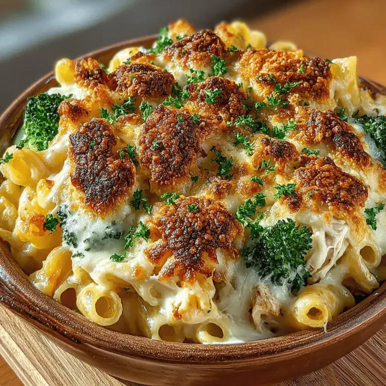 In the realm of comfort food, there's something undeniably captivating about a rich, creamy pasta bake. Among the myriad of options available, the Cheesy Chicken Alfredo Pasta Bake stands out as a quintessential choice for both busy weeknight dinners and cozy family gatherings. This dish deftly marries the heartiness of penne pasta with tender, succulent chicken, vibrant broccoli, and a luscious alfredo sauce. The result is an indulgent, satisfying meal that not only fills the stomach but also warms the heart.