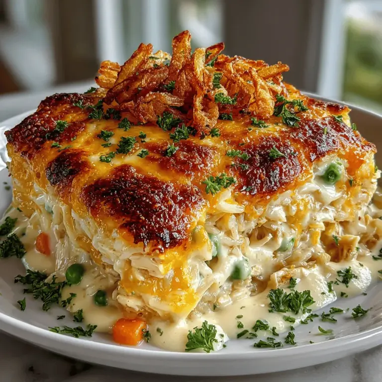 Comfort food holds a special place in the hearts of many, often evoking memories of home-cooked meals shared around a warm table. These dishes have a remarkable ability to bring families together, nourishing not just the body but also the soul. Among the myriad of comfort food options, few can rival the satisfaction and warmth offered by a well-prepared casserole. One standout recipe that has become a staple in many households is the Creamy Comfort Chicken and Rice Casserole. This dish encapsulates the essence of family meals, providing a harmonious blend of flavors and textures that is sure to please even the pickiest of eaters.