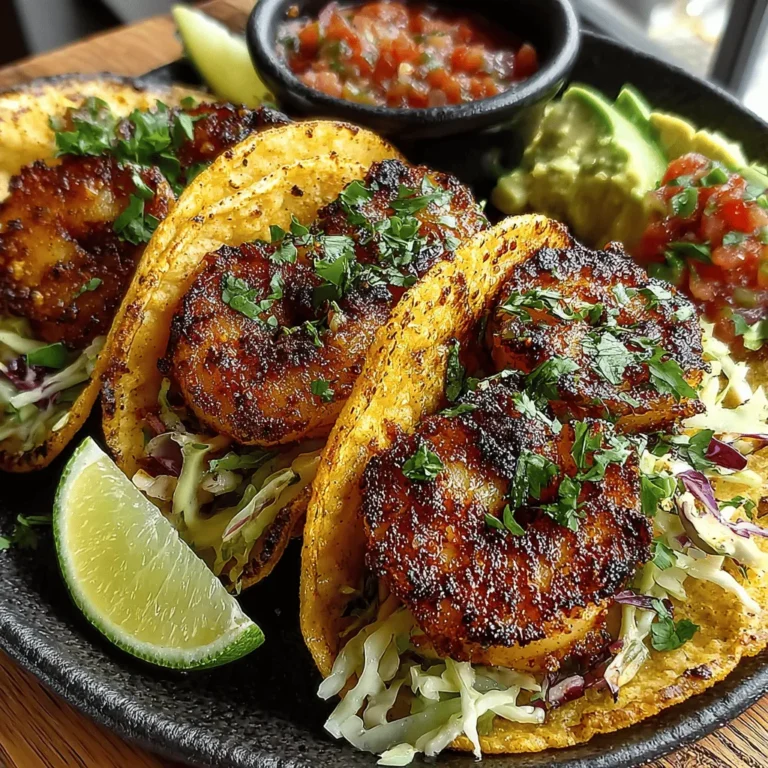 Experience a burst of flavor with our Zesty Shrimp Tacos, a dish that perfectly balances vibrant ingredients and zesty spices. Ideal for a quick weeknight dinner or a fun weekend gathering, these tacos are not only easy to prepare but also packed with fresh ingredients that tantalize the taste buds. In this article, we’ll explore the step-by-step process to create these delightful tacos, highlight the health benefits of the ingredients used, and share tips on how to customize your tacos for a personal touch.