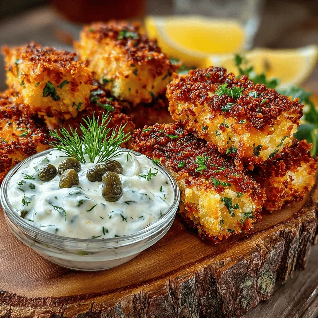 Fish sticks have long been a beloved comfort food for both children and adults alike. Their crispy exterior and tender interior bring a sense of nostalgia, often reminding us of family dinners and carefree childhood days. Among the myriad of fish stick recipes available, Crunchy Ocean Bites stand out as an exceptional choice for those seeking a homemade alternative that retains all the delightful qualities of this classic dish. This recipe showcases the use of fresh, firm white fish, paired with a homemade tartar sauce that elevates the entire experience.