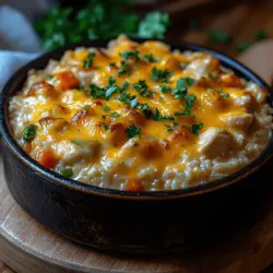 Cheesy Chicken & Rice Delight Recipe