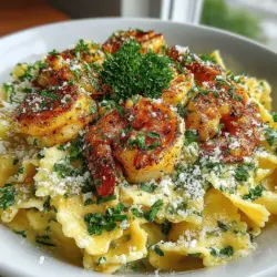 Creamy Garlic Shrimp Pasta Recipe