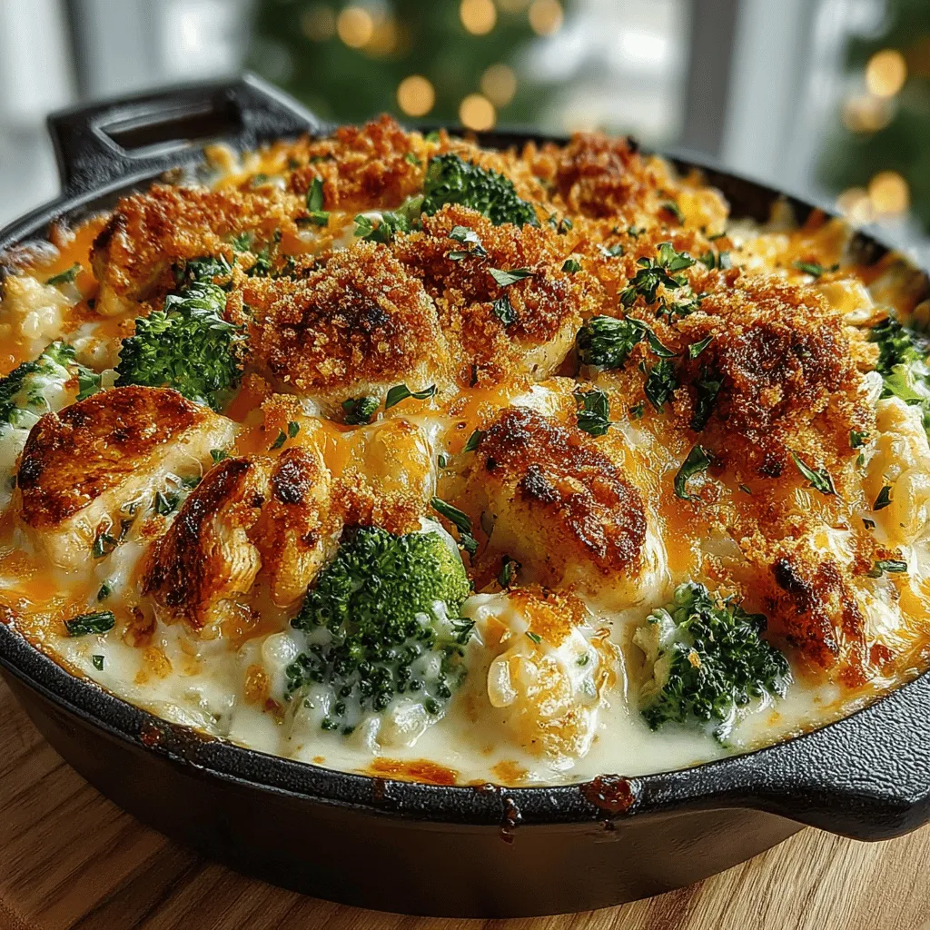 In the world of comfort food, few dishes can compete with a warm, cheesy casserole that combines tender chicken, vibrant broccoli, and fluffy rice. The Cheesy Chicken & Broccoli Rice Bake is not just a meal; it’s a complete dining experience that brings together wholesome ingredients in a way that is both satisfying and delicious. This recipe is perfect for family dinners, meal prep, or when you want to impress guests without spending hours in the kitchen. Its rich flavors and creamy texture invite you to indulge, making it a favorite among both children and adults alike.
