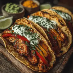 Sizzling Chicken Fajitas Fiesta