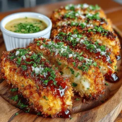 Explore the delightful world of homemade Crunchy Chicken Bliss, a recipe that brings together tender chicken strips and a crispy golden breadcrumb coating, paired perfectly with a tangy honey mustard dipping sauce. This dish is not only a crowd-pleaser but also a versatile addition to any meal, whether it’s a family dinner, a game day snack, or an easy weeknight treat. In this article, we will delve into the ingredients, preparation steps, and variations to help you master this delicious recipe.