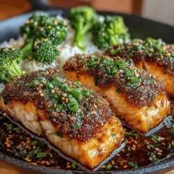 If you’re searching for a meal that combines convenience, flavor, and health benefits, look no further than One-Pan Honey Garlic Soy Salmon. This delightful dish brings together tender salmon fillets, a mouthwatering marinade, and vibrant vegetables, all cooked to perfection in a single pan. It’s the ideal solution for busy weeknights or a quick dinner party dish that will impress your guests without keeping you in the kitchen for hours.