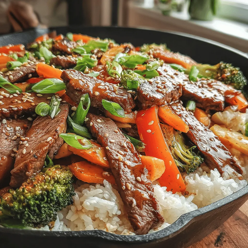 Sizzling Beef & Veggie Delight is a vibrant and hearty dish that brings together tender strips of beef and a colorful array of fresh vegetables. This stir-fry not only tantalizes the taste buds with its bold flavors but also provides a nutritious and well-rounded meal that can be enjoyed any day of the week. The combination of protein and fiber-rich veggies makes it a go-to option for those looking to maintain a balanced diet without sacrificing taste.