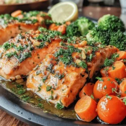 Crispy Garlic Herb Salmon with Roasted Veggies is a delightful dish that combines tender salmon fillets with a vibrant mix of roasted vegetables. This recipe is not only simple to prepare but also packed with flavor and nutrients, making it an ideal choice for a weeknight dinner or a special occasion. In this article, we will explore the ingredients, step-by-step preparation, and the health benefits of this delicious meal, ensuring that you can create it with confidence in your kitchen.