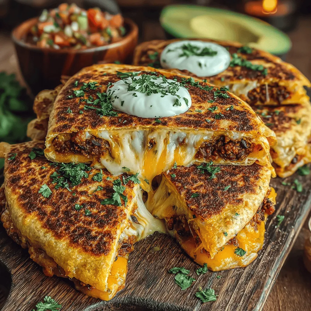 Savory Sweet Potato and Black Bean Quesadillas offer a delicious and nutritious twist on a classic favorite. This recipe combines the naturally sweet and creamy texture of sweet potatoes with the hearty, protein-rich black beans, creating a satisfying meal that caters to various dietary preferences. As plant-based eating grows in popularity, these quesadillas stand out as a wholesome option for vegetarians and vegans alike. They are perfect for lunch, dinner, or even a quick snack, embodying the essence of comfort food while supporting a healthy lifestyle.