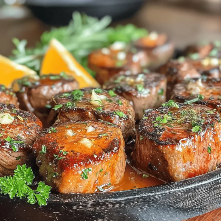 Steak dishes hold a cherished place in culinary traditions around the world, beloved for their rich flavors and hearty satisfaction. Among these, Garlic Butter Steak Bites stand out as a quick and delicious option that can elevate any meal or gathering. Whether you're hosting a dinner party or simply indulging in a cozy night at home, this recipe offers a burst of flavor in every bite.