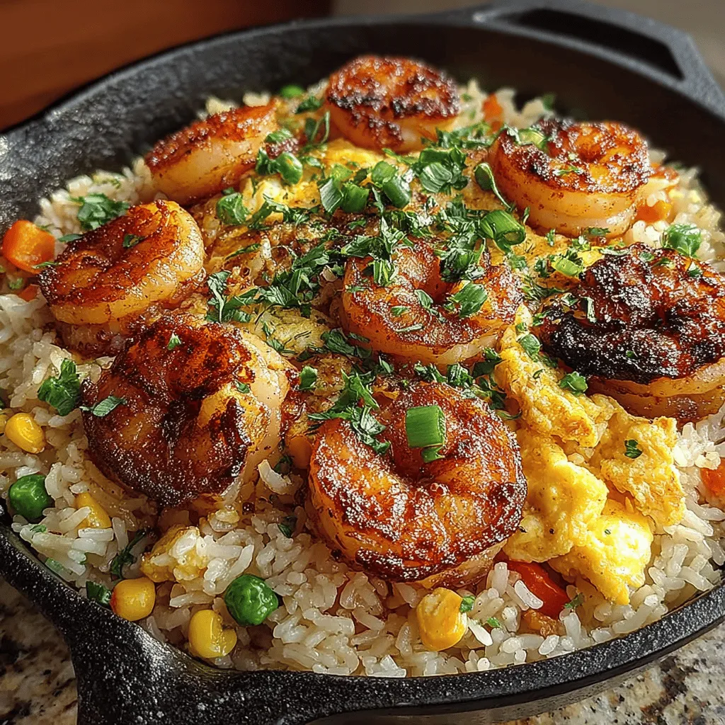 In the realm of quick and satisfying meals, Sizzling Savory Skillet Shrimp Fried Rice stands out as a favorite. This dish not only combines the succulent flavors of shrimp with the comforting essence of fried rice, but it also offers a delightful crunch and a vibrant array of colors from fresh vegetables. Perfect for a weeknight dinner or a special occasion, this recipe is both easy to make and deliciously satisfying. Join us as we explore the steps to create this flavorful dish, along with insights into its ingredients and cooking techniques.