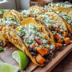 Discover the vibrant and wholesome flavors of Sweet Potato and Black Bean Fiesta Tacos, a delightful recipe that combines nutrition and taste into one irresistible meal. Perfect for lunch or dinner, these tacos are not only easy to prepare but also appeal to vegetarians and health-conscious eaters alike. This article will guide you through the process of making these delicious tacos while highlighting the health benefits of the key ingredients, nutritional information, and tips for customization.