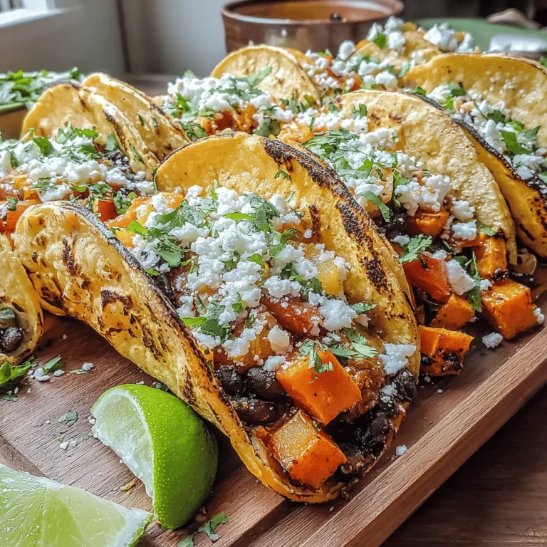 Discover the vibrant and wholesome flavors of Sweet Potato and Black Bean Fiesta Tacos, a delightful recipe that combines nutrition and taste into one irresistible meal. Perfect for lunch or dinner, these tacos are not only easy to prepare but also appeal to vegetarians and health-conscious eaters alike. This article will guide you through the process of making these delicious tacos while highlighting the health benefits of the key ingredients, nutritional information, and tips for customization.