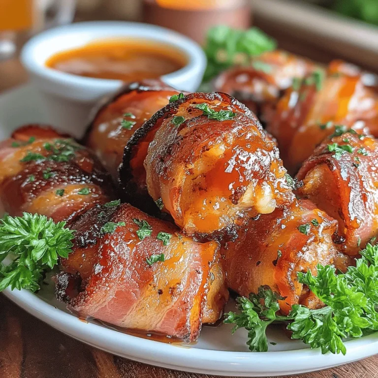 Begin your culinary adventure with the irresistibly delicious Bacon-Wrapped Chicken Bites. This mouthwatering recipe is perfect for gatherings, game days, or simply a satisfying weeknight meal. With its savory flavors and enticing aroma, these bites are bound to be a hit among family and friends. In this article, we will explore the ingredients, the step-by-step process, and the rich flavors that make this dish a standout in any kitchen.
