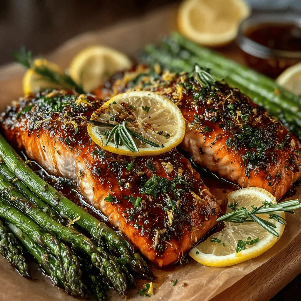 Zesty Lemon Herb Salmon & Asparagus Delight is a refreshing dish that beautifully marries the rich flavors of salmon with the vibrant taste of asparagus, all enhanced by the zesty brightness of lemon and fragrant herbs. This recipe is not only delicious but also packed with nutrients, making it an excellent choice for health-conscious individuals and families. With its quick preparation time, this dish is perfect for busy weeknights or leisurely weekend dinners, ensuring you can enjoy a gourmet experience without spending hours in the kitchen.