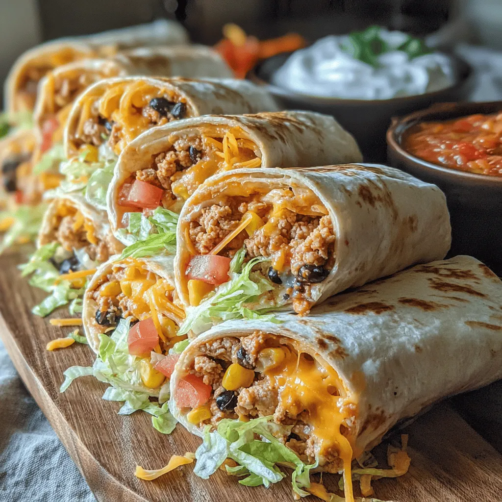 Taco wraps are a beloved dish for good reason—they're versatile, quick to prepare, and packed with flavor. This Easy Taco Wraps with Ground Turkey Filling recipe is not only a healthier alternative to traditional taco fillings but also a fantastic way to incorporate lean protein and colorful vegetables into your meals. In this article, we will guide you step-by-step through the process of creating these delicious wraps, including tips on ingredients, preparation, and serving suggestions. Whether you're cooking for yourself, your family, or a gathering, these taco wraps are sure to impress.