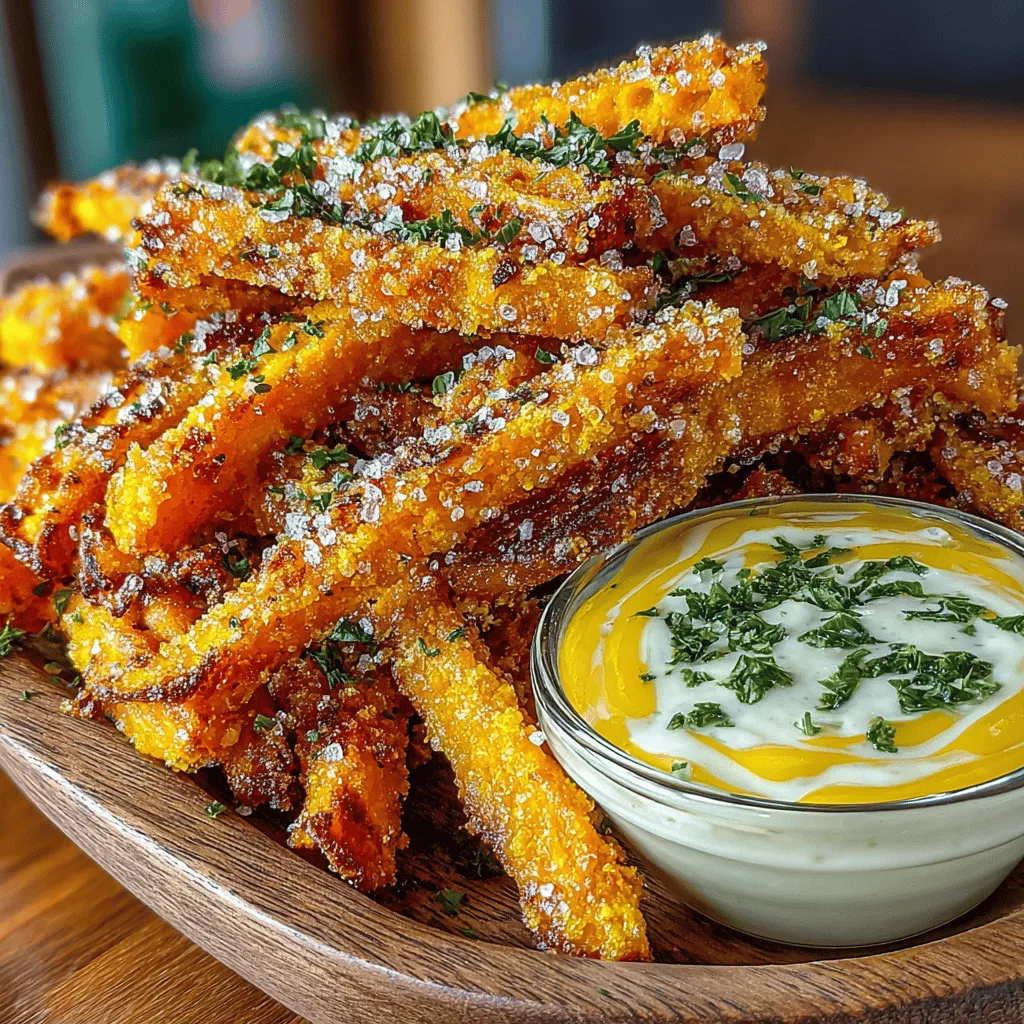 Sweet potato fries have become a beloved snack and side dish, celebrated for their natural sweetness, vibrant color, and crispy texture. This recipe for Easy Crispy Sweet Potato Fries combines simplicity with deliciousness, making it perfect for any occasion. Whether served at a casual family dinner or a festive gathering, these fries provide a nutritious and satisfying alternative to traditional potato fries. In this article, we'll guide you through the steps to create the ultimate crispy sweet potato fries, along with a delightful dipping sauce that elevates the dish to new heights.