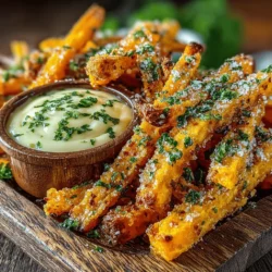Sweet potato fries have become a beloved snack and side dish, celebrated for their natural sweetness, vibrant color, and crispy texture. This recipe for Easy Crispy Sweet Potato Fries combines simplicity with deliciousness, making it perfect for any occasion. Whether served at a casual family dinner or a festive gathering, these fries provide a nutritious and satisfying alternative to traditional potato fries. In this article, we'll guide you through the steps to create the ultimate crispy sweet potato fries, along with a delightful dipping sauce that elevates the dish to new heights.