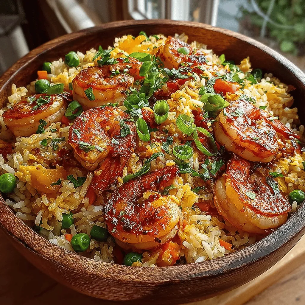 In the world of quick and delicious meals, Shrimp Fiesta Fried Rice stands out as a vibrant and satisfying dish that can be whipped up in no time. This recipe showcases the perfect harmony of succulent shrimp, colorful vegetables, and aromatic seasonings, all combined with fluffy jasmine rice. Ideal for busy weeknights or as a delightful addition to your meal prep, this dish promises to bring a fiesta to your dinner table. Join us as we explore the ingredients, preparation steps, and the flavorful essence of this delightful fried rice recipe.