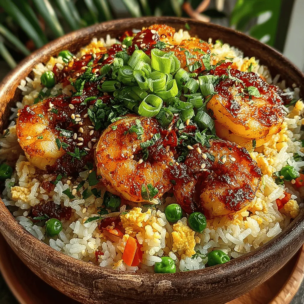 In the world of quick and delicious meals, Shrimp Fiesta Fried Rice stands out as a vibrant and satisfying dish that can be whipped up in no time. This recipe showcases the perfect harmony of succulent shrimp, colorful vegetables, and aromatic seasonings, all combined with fluffy jasmine rice. Ideal for busy weeknights or as a delightful addition to your meal prep, this dish promises to bring a fiesta to your dinner table. Join us as we explore the ingredients, preparation steps, and the flavorful essence of this delightful fried rice recipe.