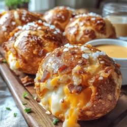 Game-day snacks hold a special place in our hearts, transforming casual get-togethers into memorable feasts. When it comes to elevating your snack game, nothing quite competes with the allure of Cheesy Game-Day Bacon Pretzel Bombs. These delightful bites are the ultimate crowd-pleaser, combining the rich flavors of creamy cheese and crispy bacon, all enveloped in soft, warm pretzel dough.