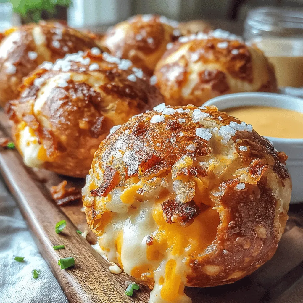 Game-day snacks hold a special place in our hearts, transforming casual get-togethers into memorable feasts. When it comes to elevating your snack game, nothing quite competes with the allure of Cheesy Game-Day Bacon Pretzel Bombs. These delightful bites are the ultimate crowd-pleaser, combining the rich flavors of creamy cheese and crispy bacon, all enveloped in soft, warm pretzel dough.