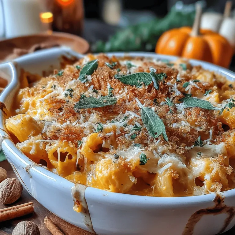 As the leaves begin to turn and the air grows crisp, there’s nothing quite like the comforting embrace of a classic mac and cheese. But what if we took this beloved dish and infused it with the warm, inviting flavors of autumn? Enter the Cheesy Pumpkin Spice Mac and Cheese Bake—a delightful twist on a traditional favorite that’s sure to become a seasonal staple.
