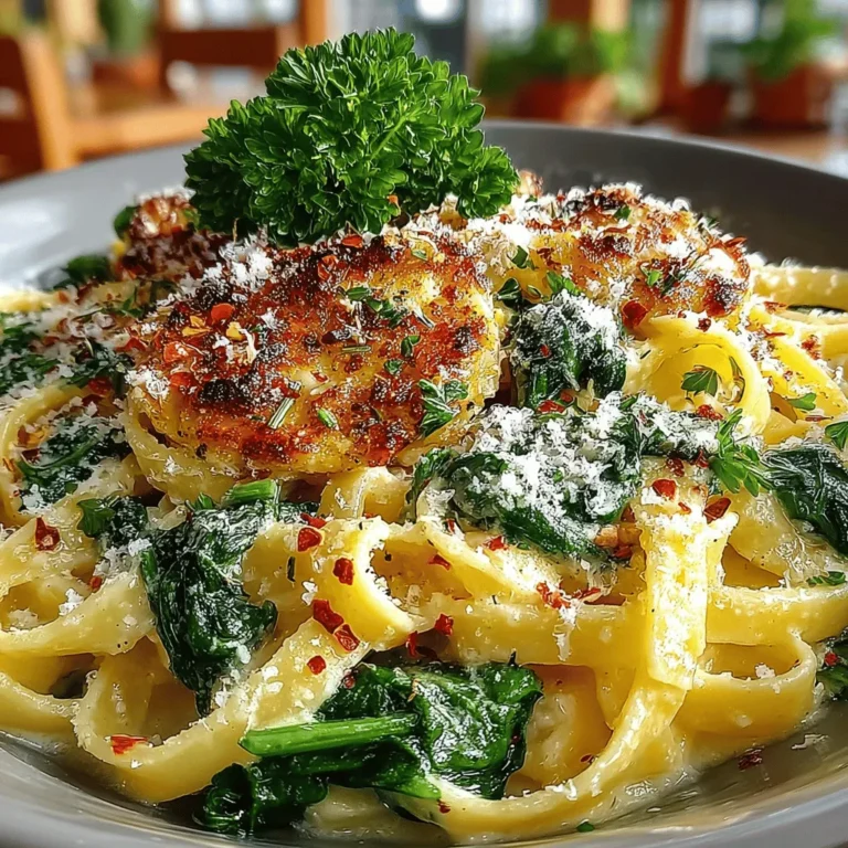 In the world of comfort food, few dishes can rival the rich, creamy goodness of pasta. Our Creamy Garlic Parmesan Pasta with Spinach is not only a feast for the senses but also a quick and easy meal perfect for busy weeknights or leisurely weekends. With its delightful combination of garlic, parmesan, and fresh spinach, this dish is designed to please both the palate and the soul. In this article, we will explore the recipe in detail, highlight its nutritional benefits, and provide insights into the culinary techniques that make it a standout dish.