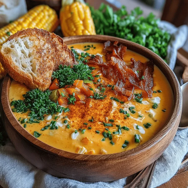Corn chowder is a beloved comfort food that warms the soul, especially on chilly days. Its creamy texture and delightful sweetness from fresh corn make it an irresistible choice for any meal. This cozy dish not only satisfies the palate but also invites you to enjoy the simple pleasures of home cooking.