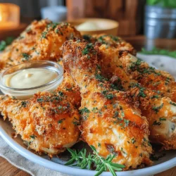 Herb Breaded Baked Chicken Drumsticks: A Flavorful and Healthy Delight