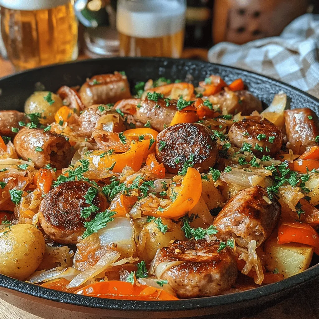 Discover the heartwarming flavors of Germany with this Savory Oktoberfest Bratwurst Skillet recipe. Perfect for gatherings, this dish combines the rich taste of bratwurst with vibrant vegetables, tangy sauerkraut, and a splash of beer, creating a hearty meal that celebrates traditional Oktoberfest fare. In this article, we will explore the history of bratwurst, the significance of Oktoberfest, and guide you through the step-by-step process of crafting this delicious skillet dish.