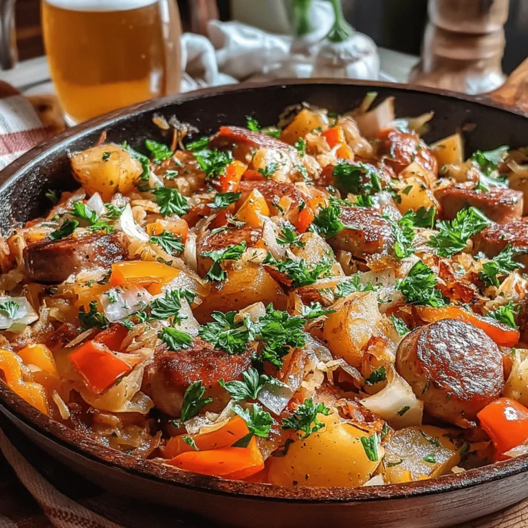 Discover the heartwarming flavors of Germany with this Savory Oktoberfest Bratwurst Skillet recipe. Perfect for gatherings, this dish combines the rich taste of bratwurst with vibrant vegetables, tangy sauerkraut, and a splash of beer, creating a hearty meal that celebrates traditional Oktoberfest fare. In this article, we will explore the history of bratwurst, the significance of Oktoberfest, and guide you through the step-by-step process of crafting this delicious skillet dish.