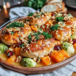 Cranberry Warm-Spun Autumn Chicken Bake