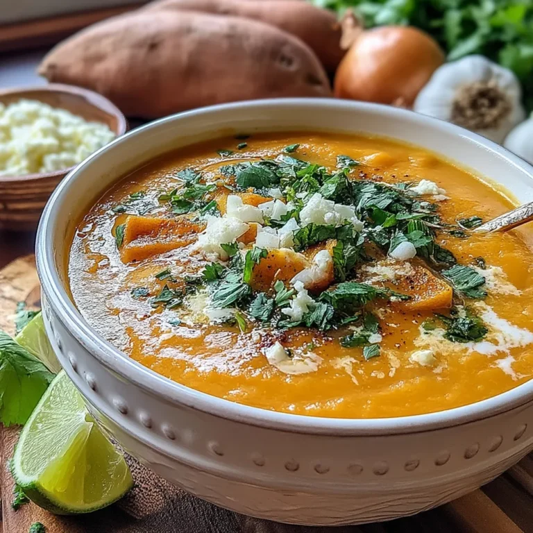 As the weather turns cooler, there’s nothing quite like a warm bowl of soup to bring comfort and warmth to your dining table. This Cozy Smoky Chipotle Sweet Potato Soup is the perfect dish to embrace the seasonal shift, combining the natural sweetness of sweet potatoes with the smoky heat of chipotle peppers. Each spoonful is not only a delight for the palate but also a hug in a bowl, making it an ideal choice for chilly evenings.