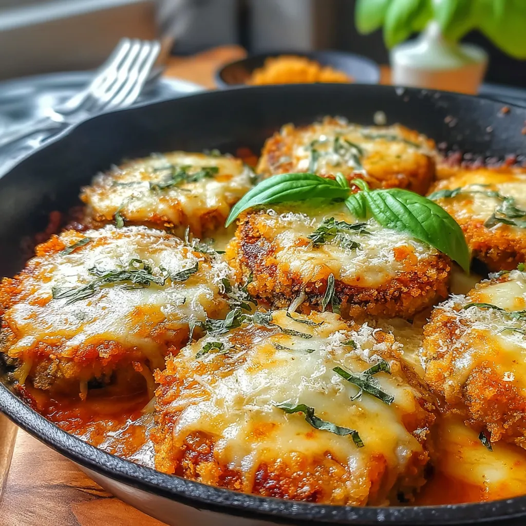 Eggplant Parmesan is a beloved classic Italian dish that brings together the rich flavors of eggplant, gooey cheese, and savory marinara sauce. Traditionally baked, this comforting meal has been reinvented in a skillet for those who crave a quicker and easier preparation without sacrificing taste.