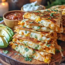 Sensational Sweet Potato Quesadilla Wedges are a delightful and nutritious twist on traditional quesadillas. This dish combines the natural sweetness of sweet potatoes with savory ingredients like black beans, corn, and cheese, creating a harmonious balance of flavors. Not only are these quesadilla wedges a feast for the taste buds, but they also offer a wealth of health benefits, making them a perfect option for family meals or entertaining guests.