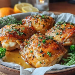 Maple Herb Roasted Chicken Thighs
