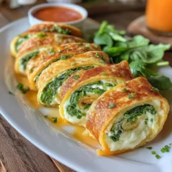 Cheesy Spinach Delight Wraps