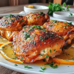 Zesty Air Fryer Lemon Garlic Chicken Thighs